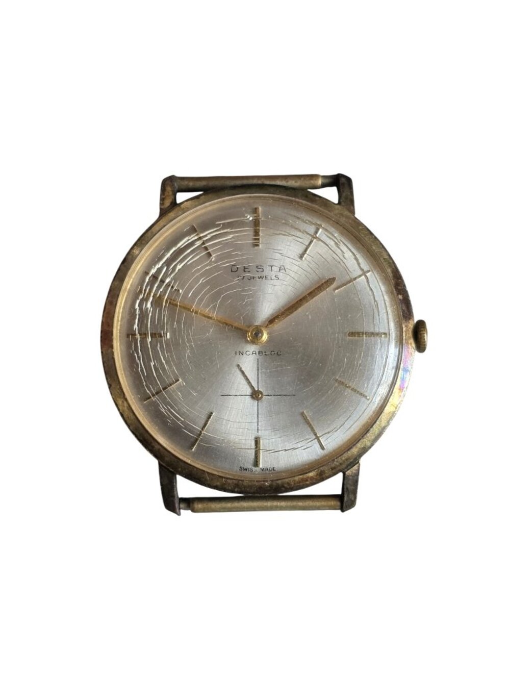 Vintage Desta 17 Jewels Incabloc Swiss Made Wristwatch